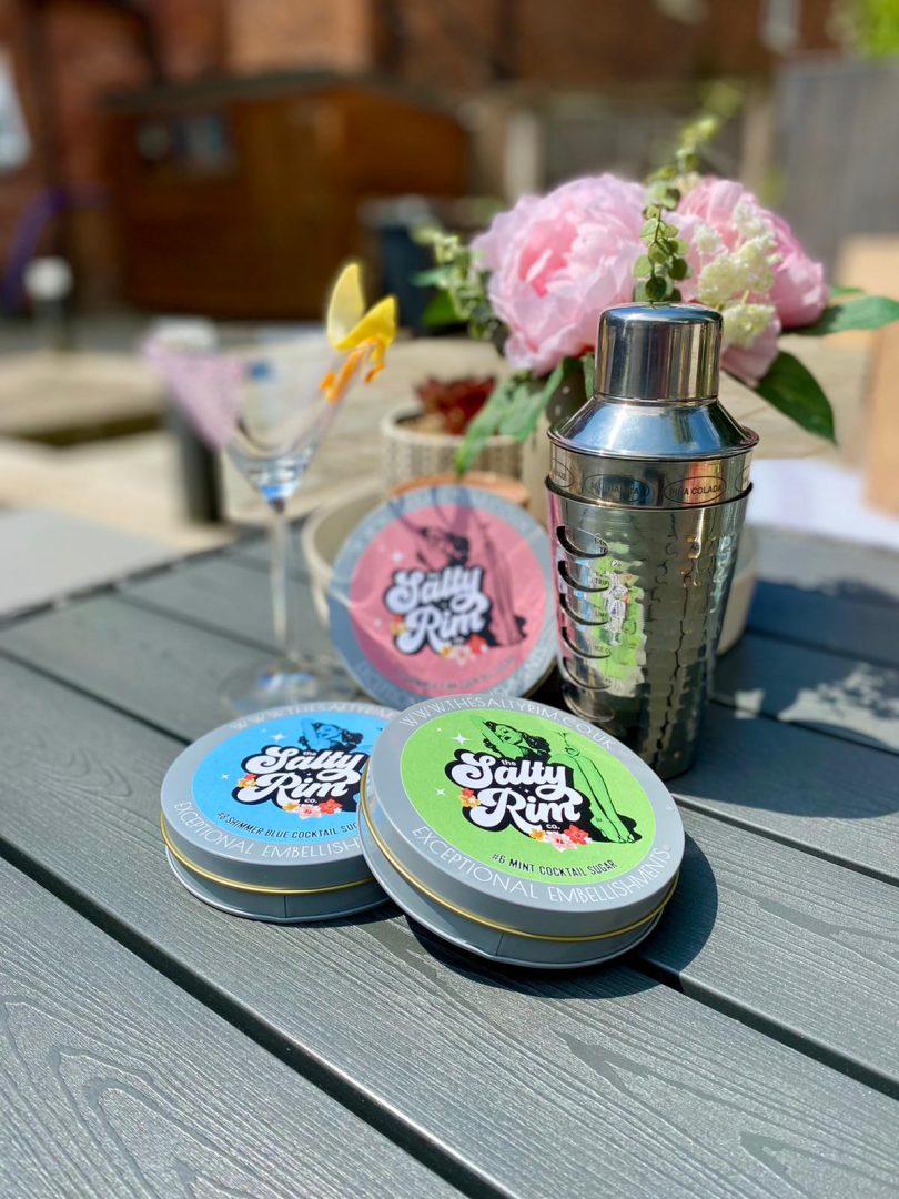 PINK COCKTAIL SUGAR FROM THE SALTY RIM CO. -SUMMER TIPPLES